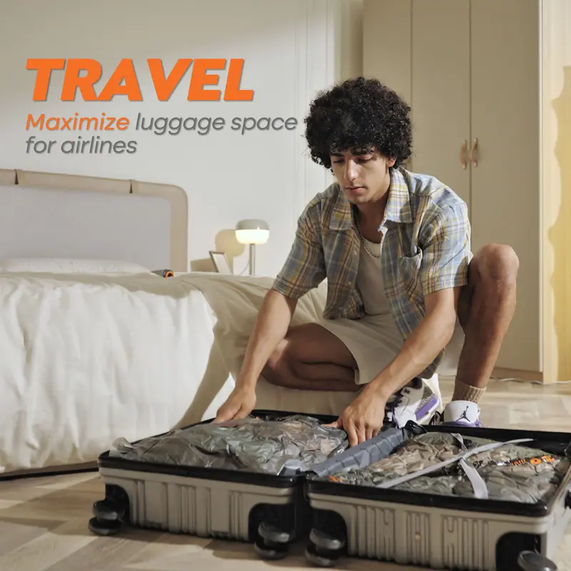 Mother’s Day Special – Wireless Vacuum Storage Bags Set (20 Pack) with Rechargeable Pump for Travel & Home