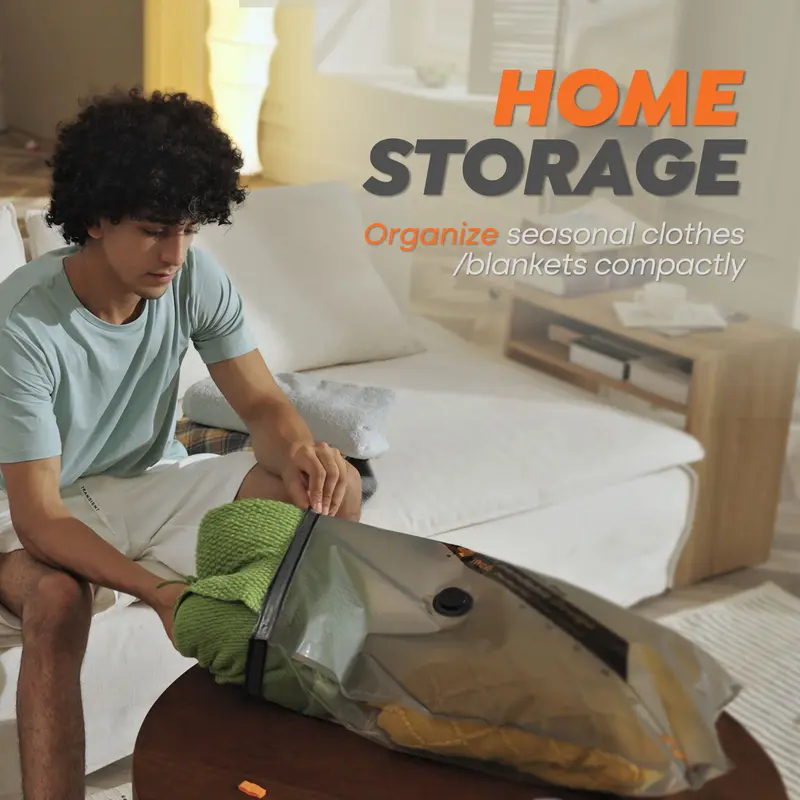 Mother’s Day Special – Wireless Vacuum Storage Bags Set (20 Pack) with Rechargeable Pump for Travel & Home