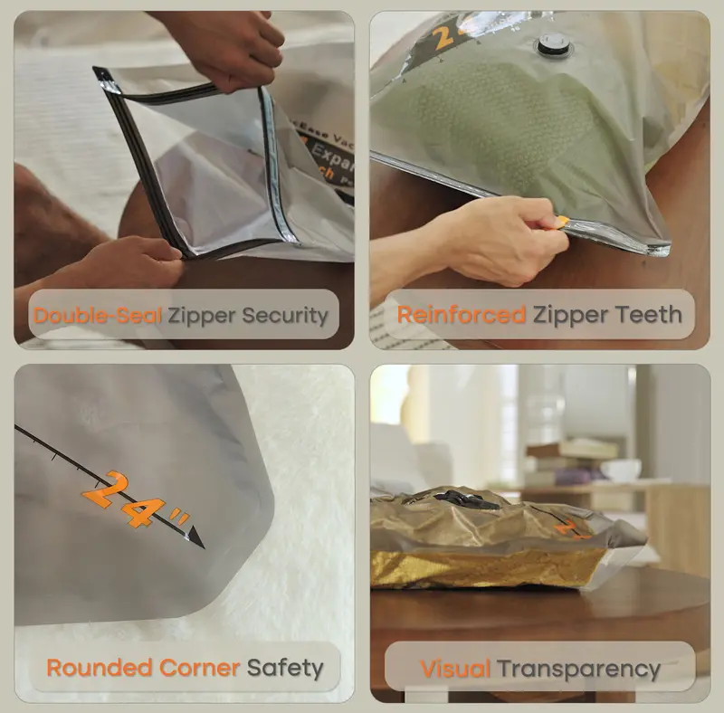 Mother’s Day Special – Wireless Vacuum Storage Bags Set (20 Pack) with Rechargeable Pump for Travel & Home